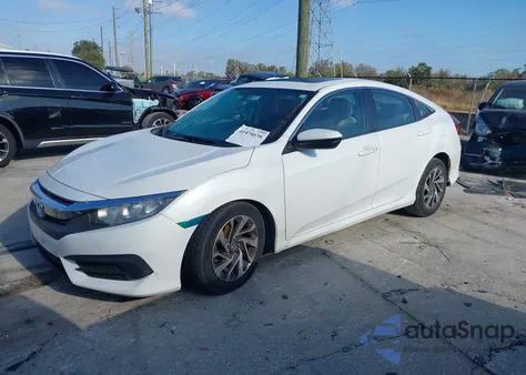 2016 Honda Civic Ex из США, поврежденный, VIN 19XFC2F78GE202328